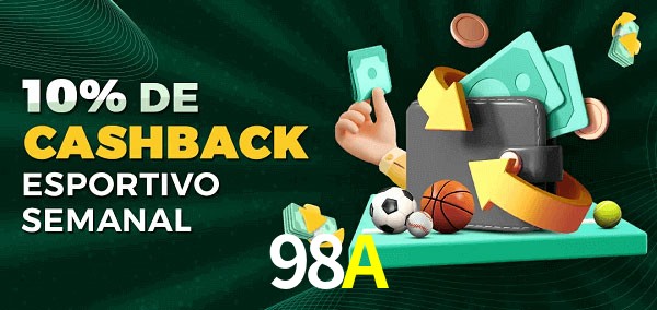 10% de bônus de cashback na 98A